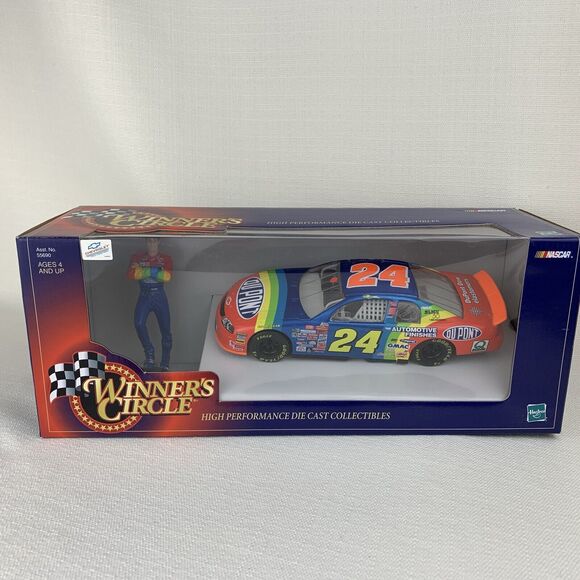 1999 Jeff Gordon #24 1:24 Action Figure Winner’s Circle Die Cast Du Pont Nascar - Picture 6 of 11